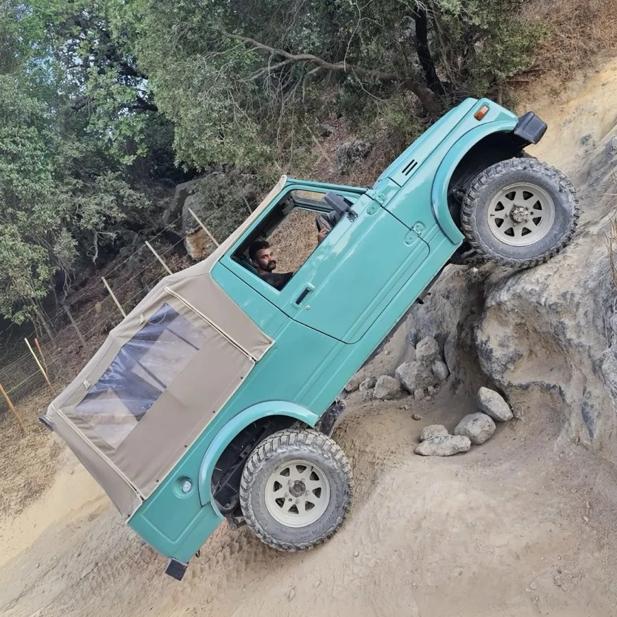 His 1987 Suzuki Samurai